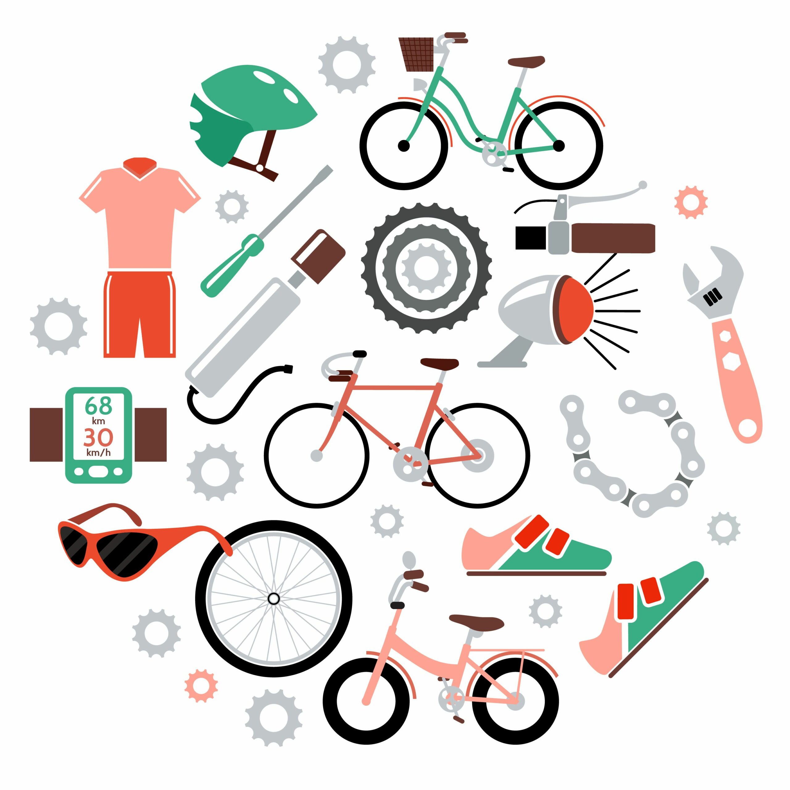 pièces vélo illustration MANIVELO Réparateur vélo à domicile